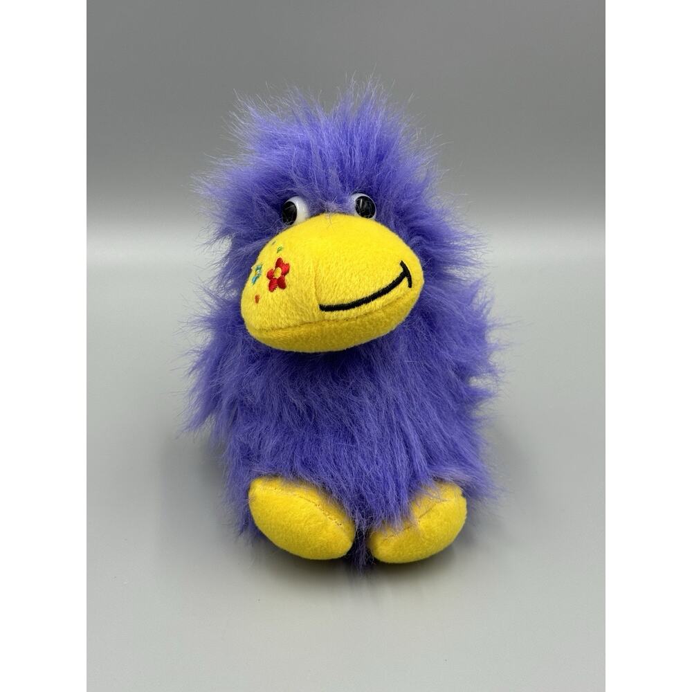 Sugar Loaf Purple Bird Yellow Beak Plush 7 Inch Stuffed Animal